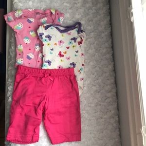 Newborn onesies with pants